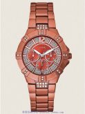 GUESS Orange Aluminum Crystal LADY